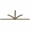 Ekena Millwork Redmond Rough Sawn Timber Gable Bracket, Douglas Fir, 108"W x 45"H x 2"D x 4"F, 10/12 Pitch GBW108X45X0204RED00RDF - alternate 3